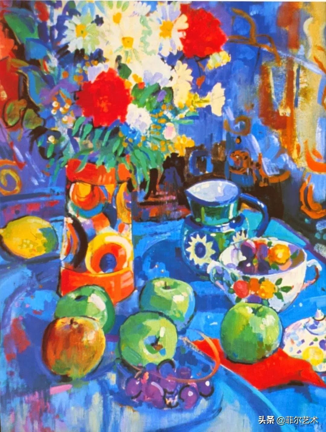 色彩!「油画欣赏」生动鲜明的色彩,一种独特的华丽风格