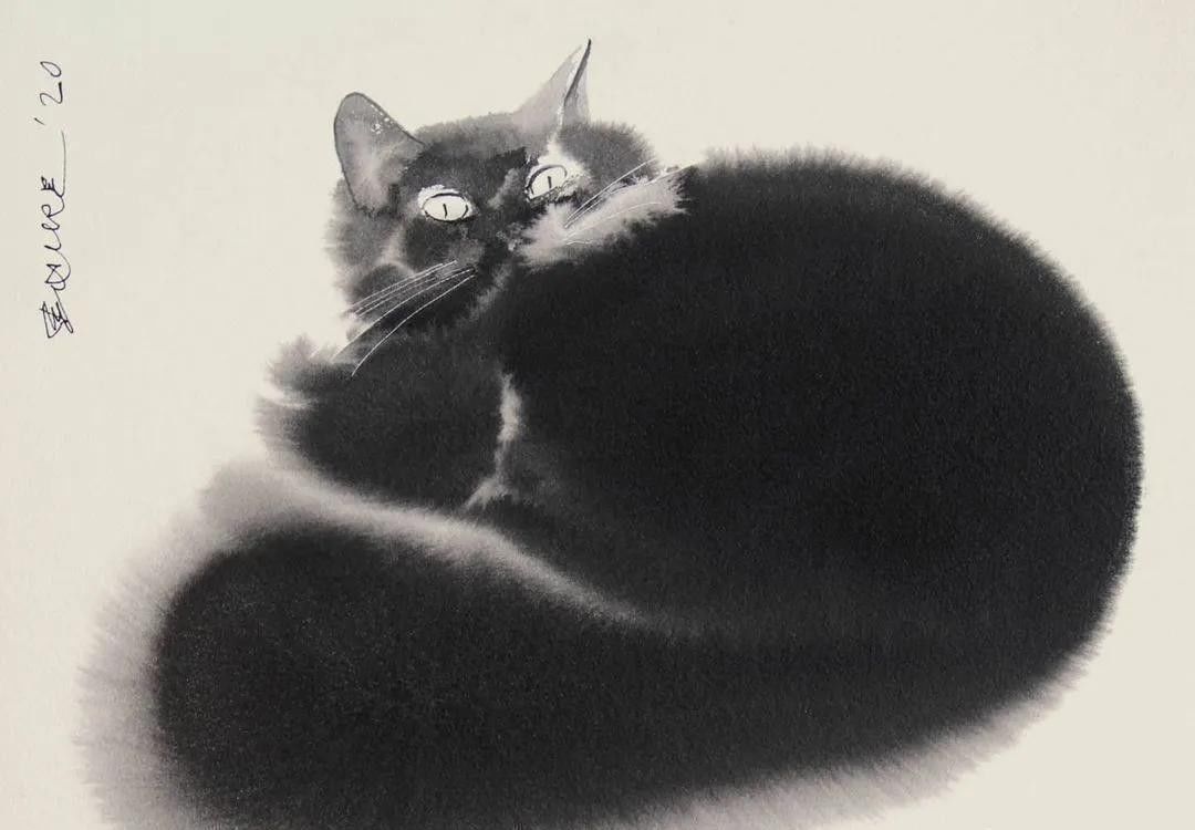 中国画&专画国画的老外,竟被10万人狂热追捧,看完作品立马佩服不已