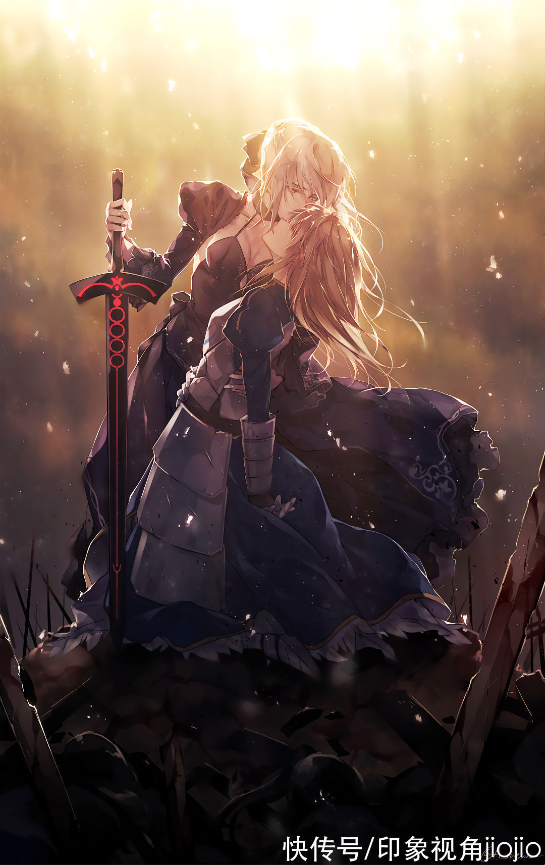 插画作品!风格各异的Fate同人插画,在氛围的渲染上也很到位