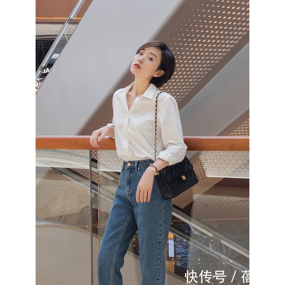 外套|品味越高端的女人,越爱穿“衬衫”,搭配半身裙、牛仔裤都很高级