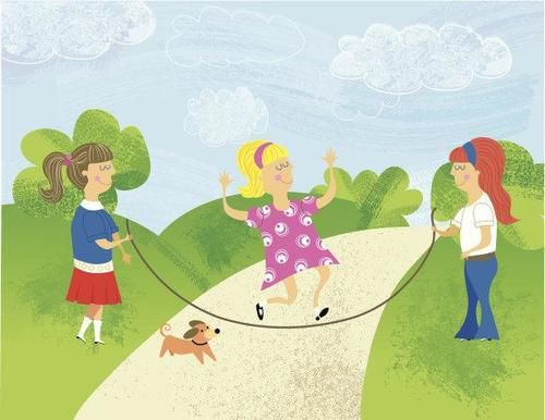 跳百索|跳绳是一项娱乐活动，很多人都热衷于跳绳，因为它有减肥的优点