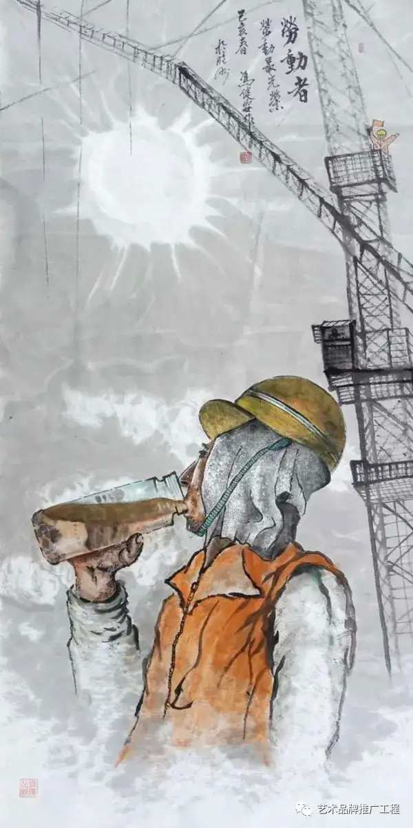 艺术!冯健安---当代杰出书画名家作品展