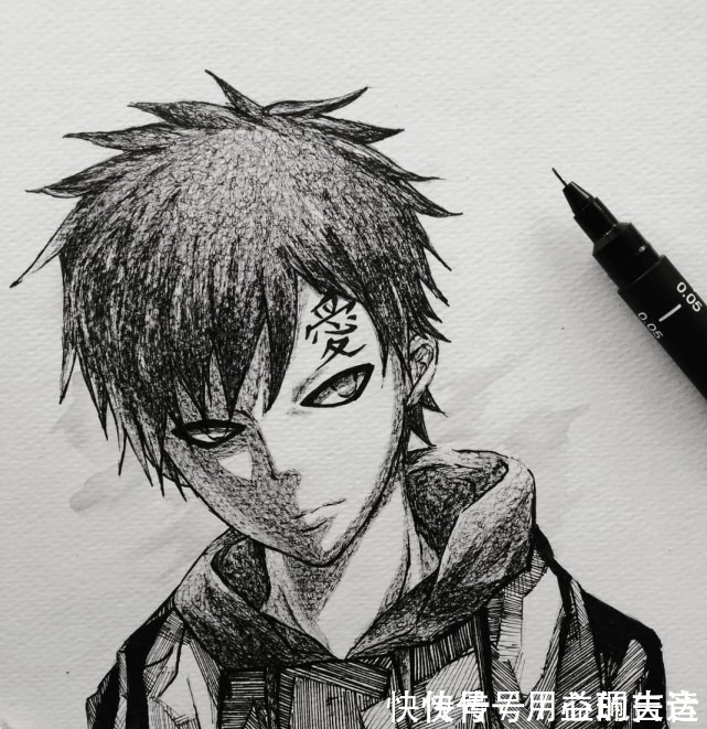 宇智波止水|插画师笔下的动漫人物,雏田有了黑眼珠,雷姆的眼泪你注意到了吗