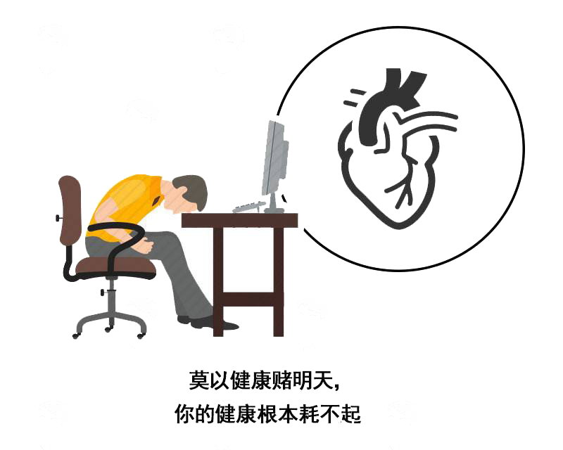 危害|每一个熬夜的人,实则拿命去放纵?熬夜的危害,这张图告诉你答案