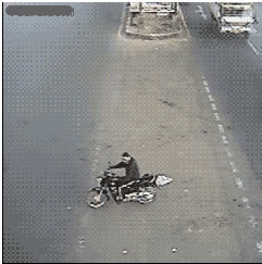 |搞笑GIF:今天视察老婆工作,我只能薅你的头发了