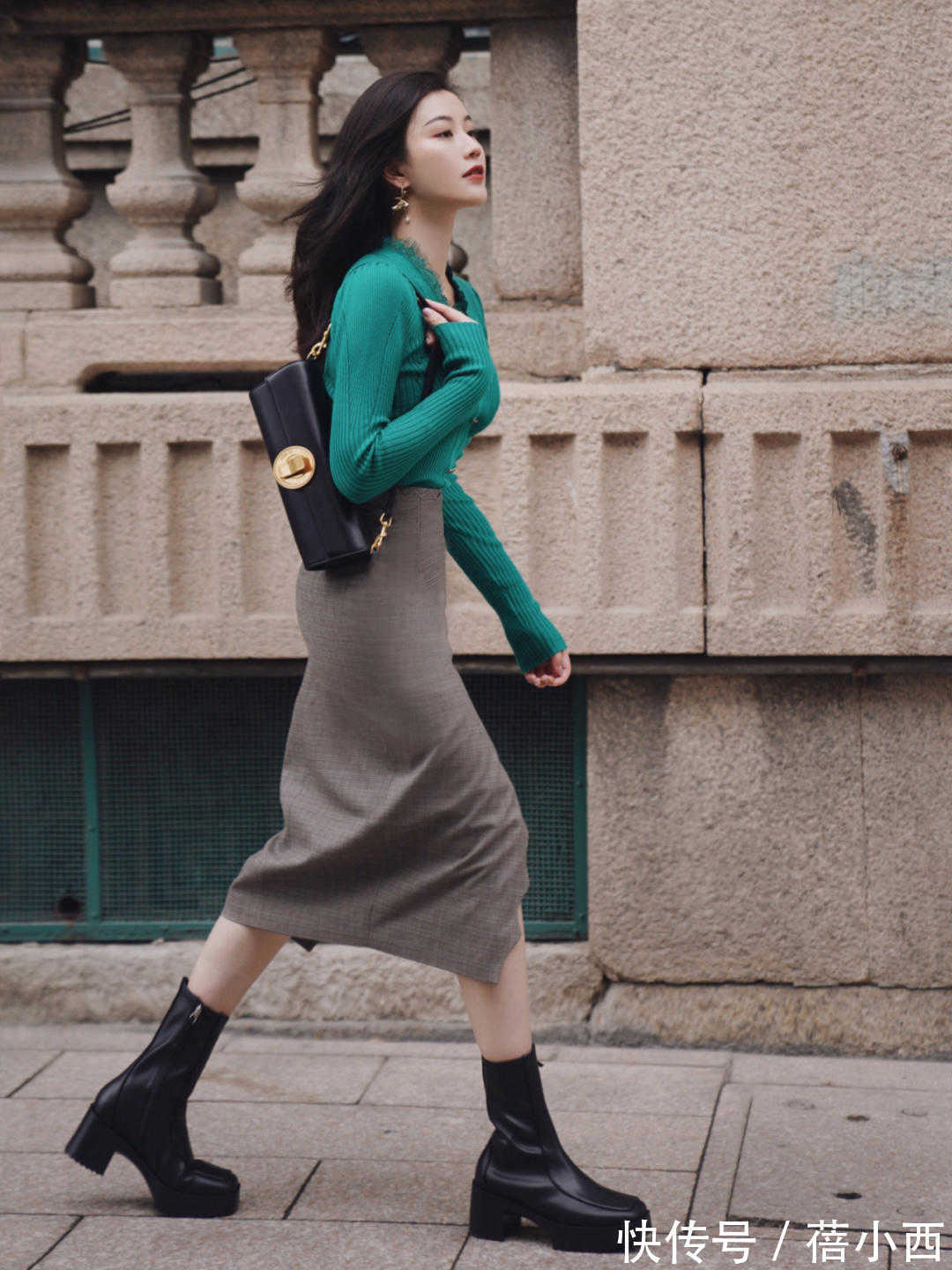 高跟鞋 开春不会穿?选择这4条半身裙就够了,简约高级还时髦,照穿就行