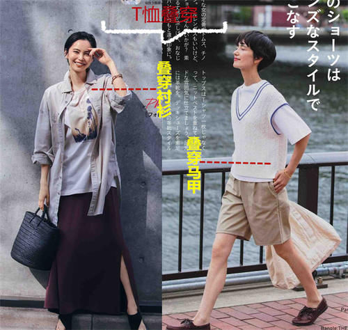 裤腰|穿T恤还在“塞裤腰”？今年流行日系穿法，40岁女人穿时髦又减龄