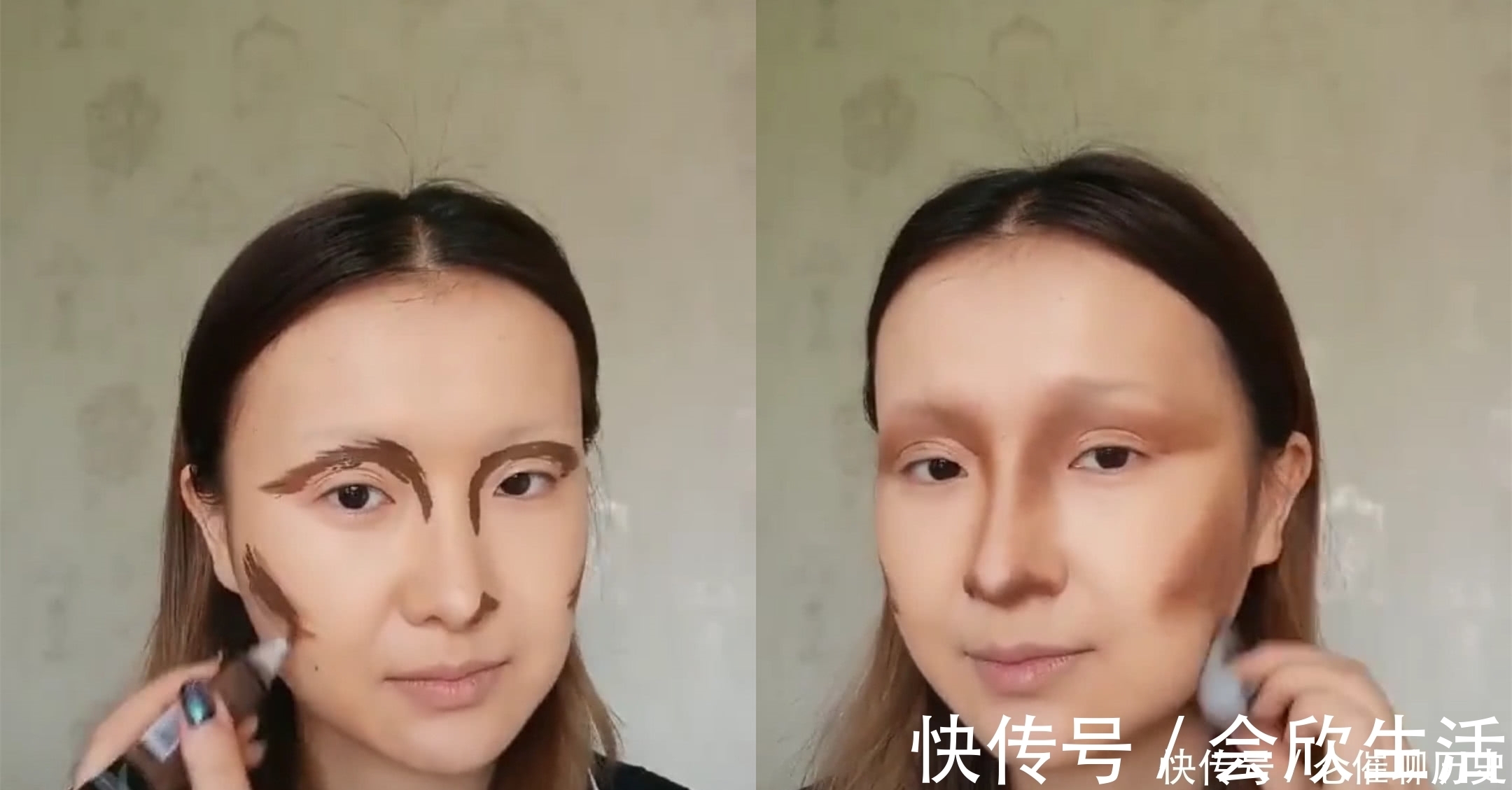 蒙娜丽莎|美妆博主仿妆“蒙娜丽莎”,开头:等着看戏,看结尾:油画成精了