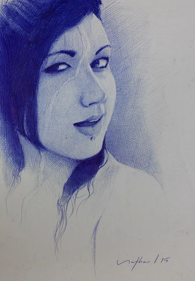 艺术@大神级的圆珠笔画:艺术家纳森·洛伦扎纳的作品