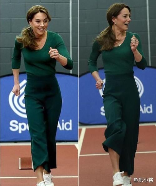 凯特王妃致敬戴安娜,一身春意盎然穿上小白鞋,比婆婆还活力四射