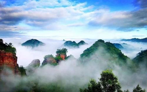 河南有座低调的山，蕴藏无数神话传说，夏季雨后景色更加迷人！