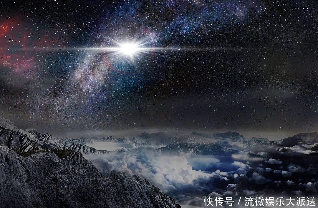 星星 夜空中一颗星星突然一亮就消失，那会是什么