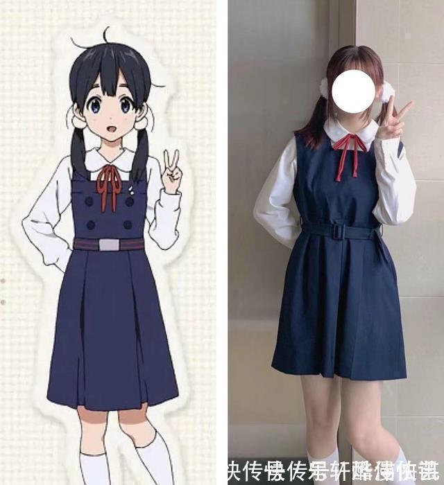 JK|动漫中的JK少女被完美还原,玉子依旧可爱,不过还是小埋更迷人