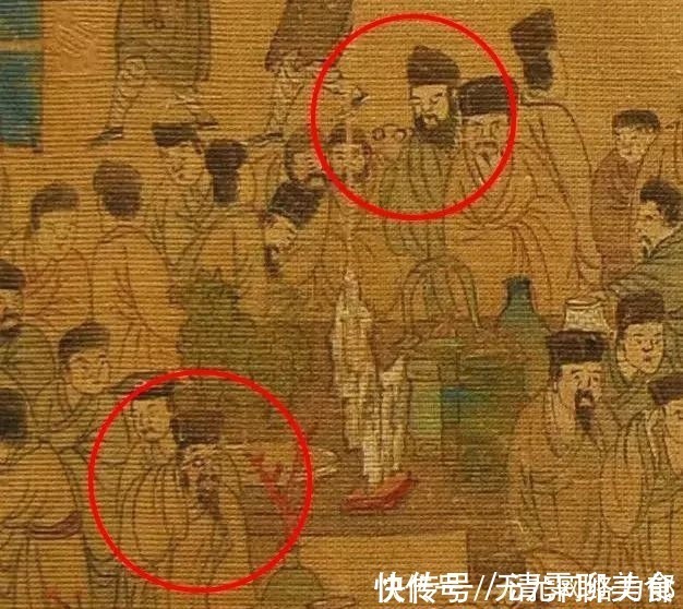 清明上河图&500年前一幅古画,放大10倍,竟然发现了一个戴眼镜的男人!