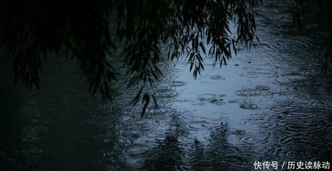 杨万里这首听雨诗意境唯美，虽然只有短短几句，但是写得生动有趣