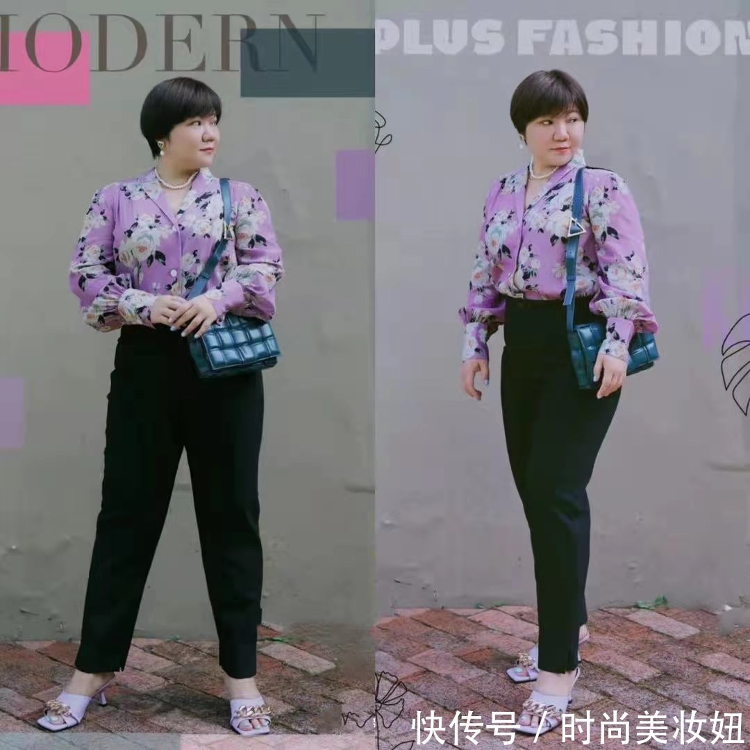 体重|时髦与体重无关,"150斤"博主靠穿搭重新定义胖子,太洋气了