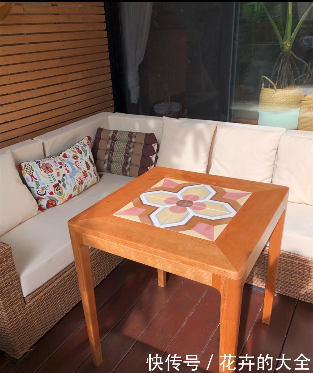 油彩画|头一次见水泥做的花砖！如同油彩画一般，纯手工制作简直太美了