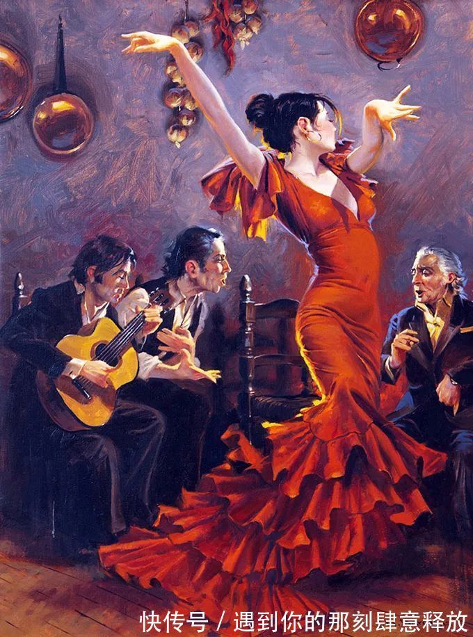 马希尔·摩科斯&优雅浪漫的绘画,太美!真想钻进他的画里!