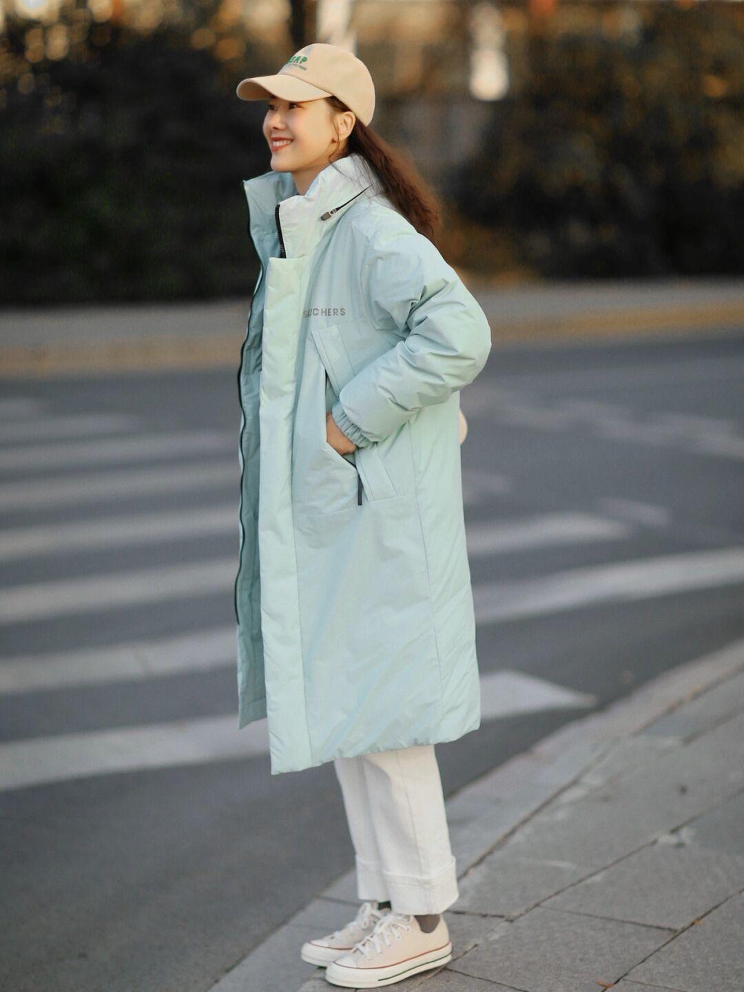 白色 真正优雅的“羽绒服”从不臃肿,保暖又高级,教你穿出高挑感