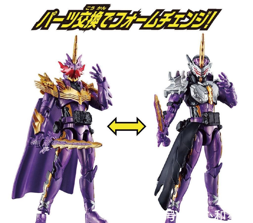 邪王|假面骑士王剑RKF新品公开,邪恶飞龙自由切换,全身竟然19处可动