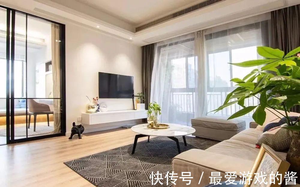 灰色调|125㎡现代简约,空间布置简约舒适!