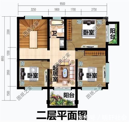 户型图|9x10米农村户型图，想建二、三层的看过来，农村建房非他莫属