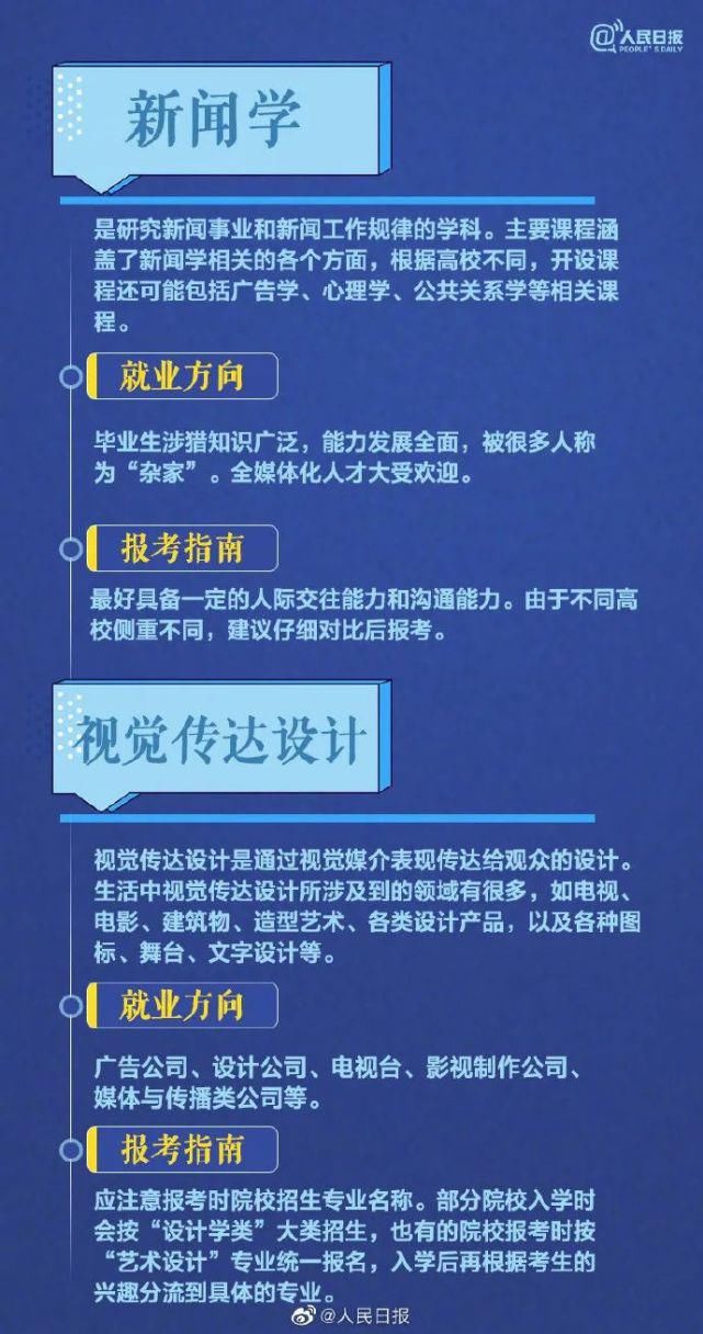 人民日报解读大学专业，2021年高考报考一定要收藏了解！