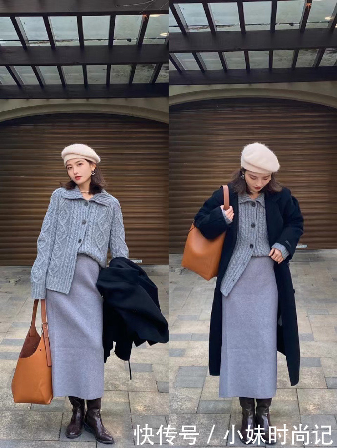 冬季温柔气质穿搭, 既简单又时尚, 直接照搬就可以!