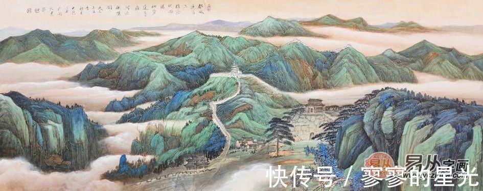 画家!画家大隐山水画 富有新意 大气而又不失精微