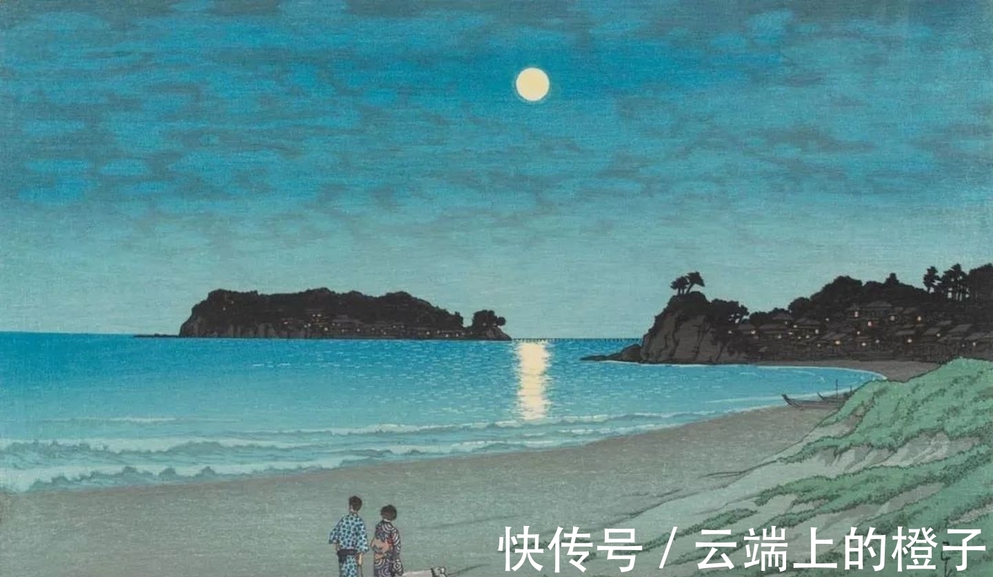 版画$被日本称为旅情诗人的版画家,画风可真唯美,风花雪月好似皆有灵