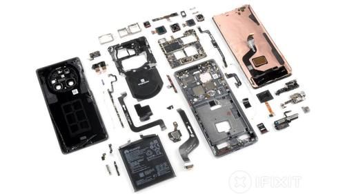 Pro|iFixit拆解华为Mate 40 Pro：比苹果iPhone 12还难维修