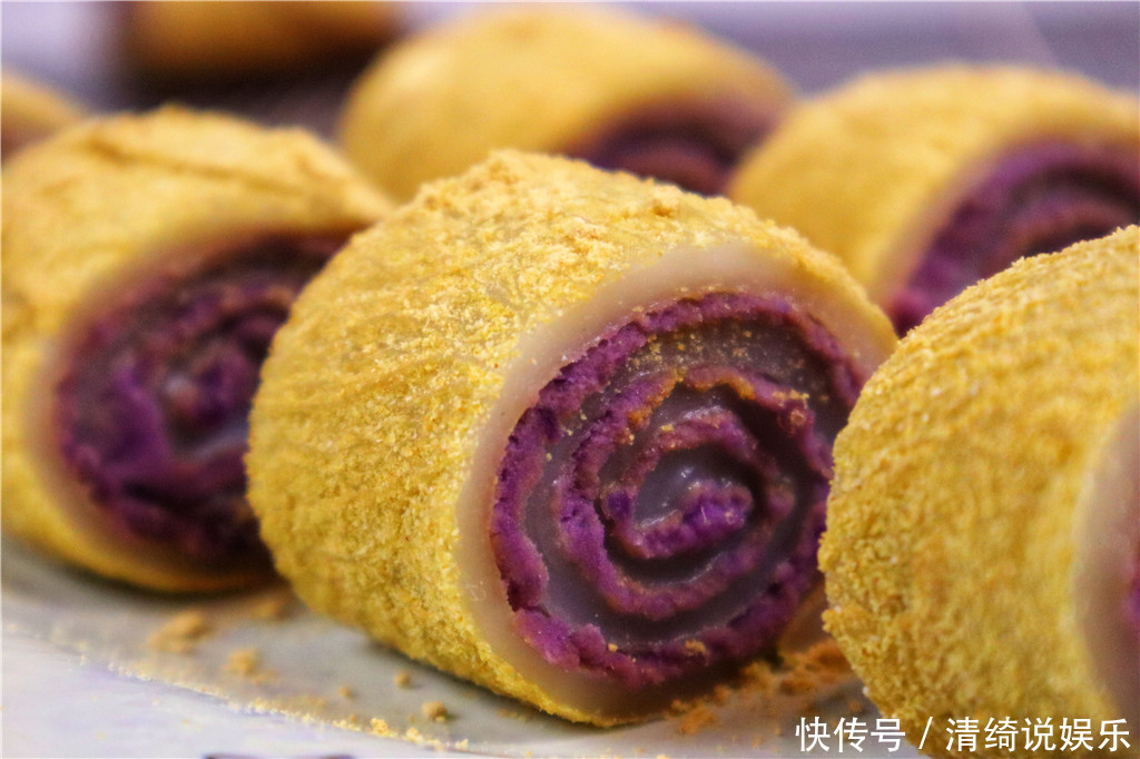 做驴打滚原来这么简单,不用烤箱不用油炸,掌握比例都能做好