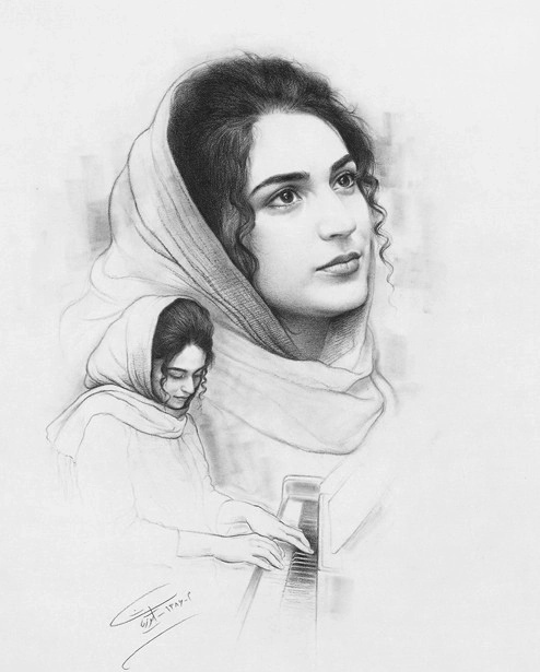 艺术家!伊朗艺术家莫提.Katouzian 素描作品欣赏