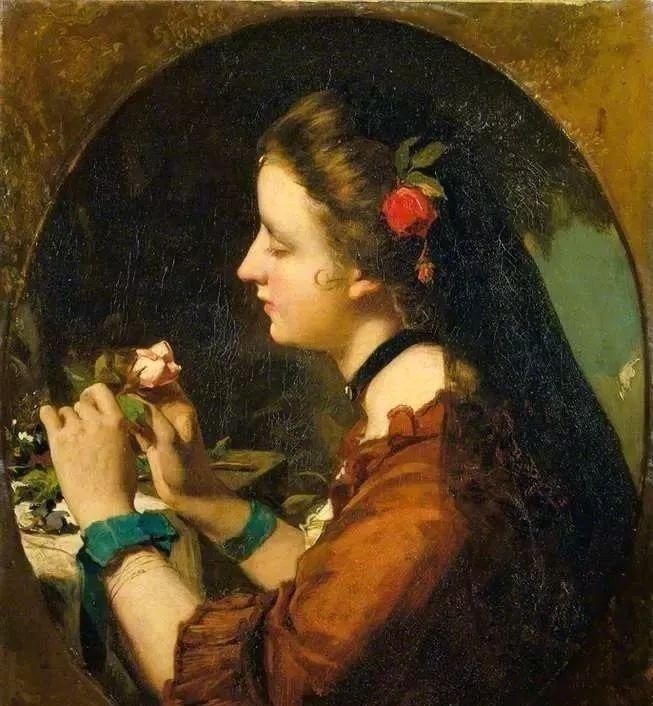 美人!英国艺术家詹姆斯·桑特人体油画中的美人,珠圆玉润,风情万种