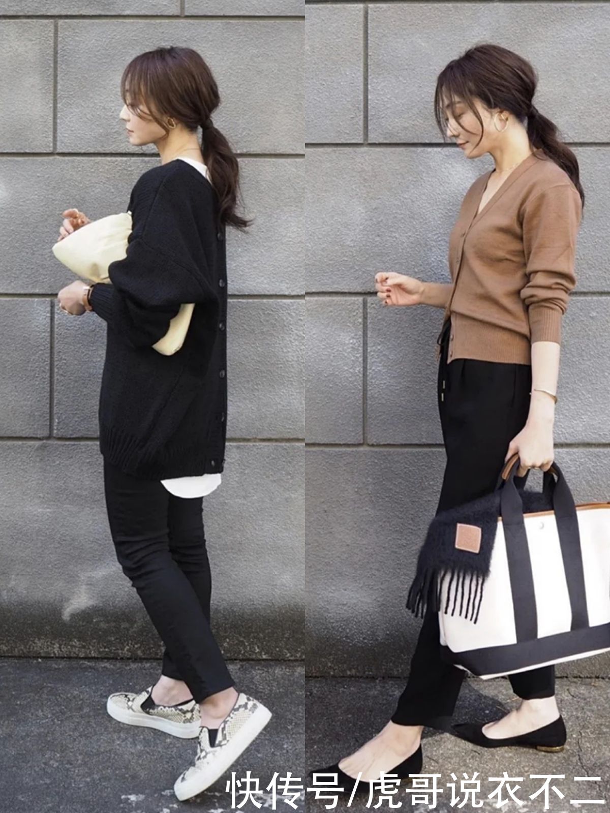 40岁女人穿衣要做减法，日本素人博主私服示范，每套都简约优雅