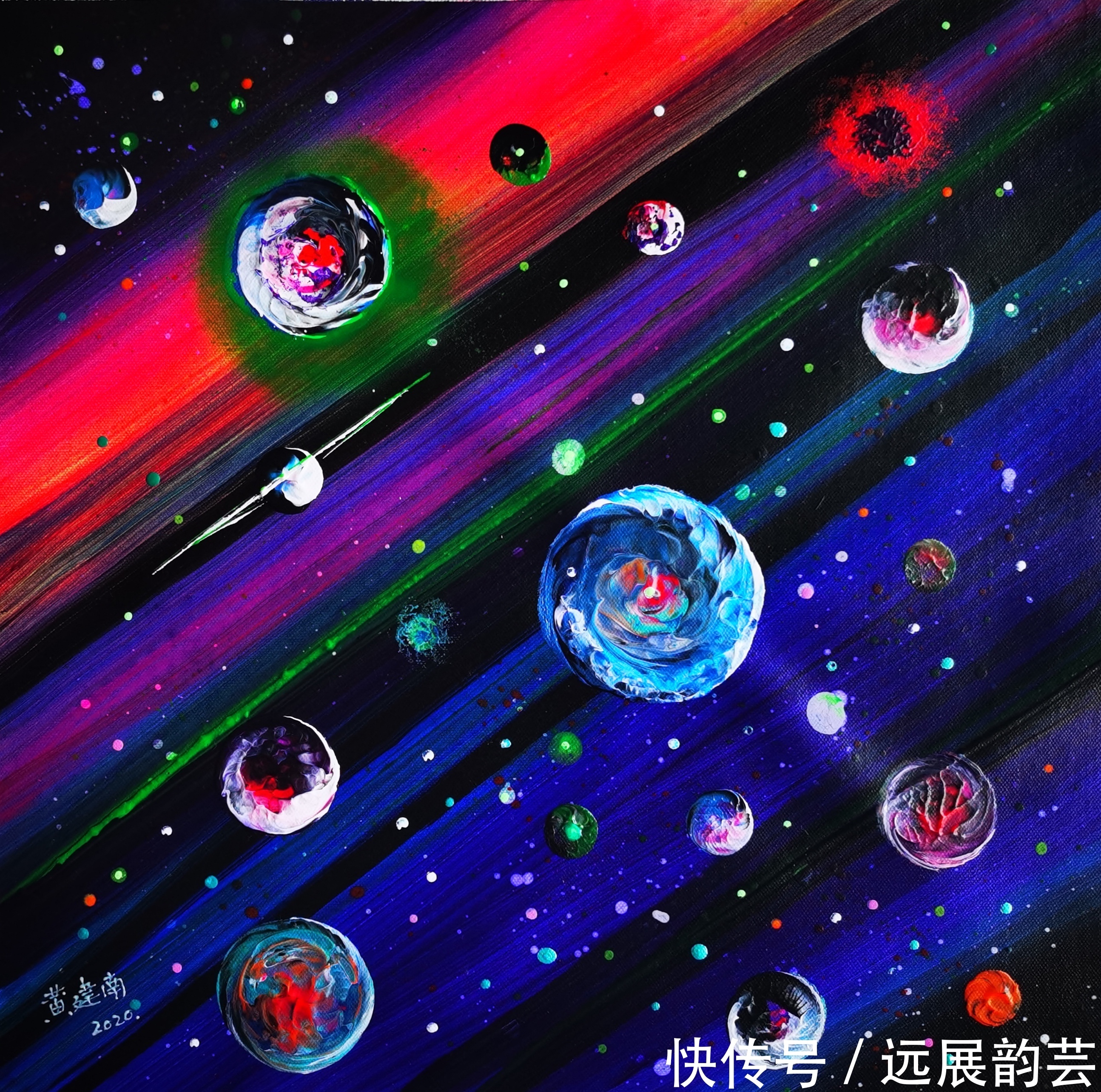 画作|黄建南画作:近看回味无穷,远看惊天动地