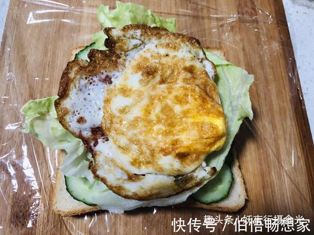 关晓彤蔬菜三明治改良版，10分钟搞定健康早餐，低卡减脂还管饱