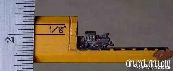 美国艺术家 Cindy Chinn 在铅笔上微雕艺术的作品