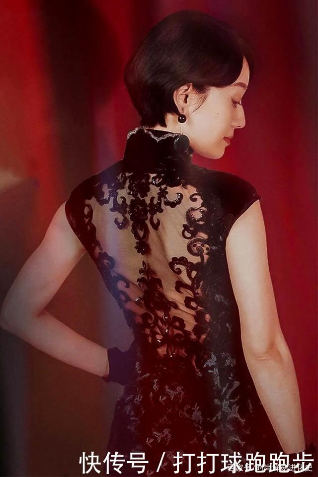 曲线|马伊琍造型突破!穿网纱旗袍显身材曲线,优雅大气奔五女人味十足