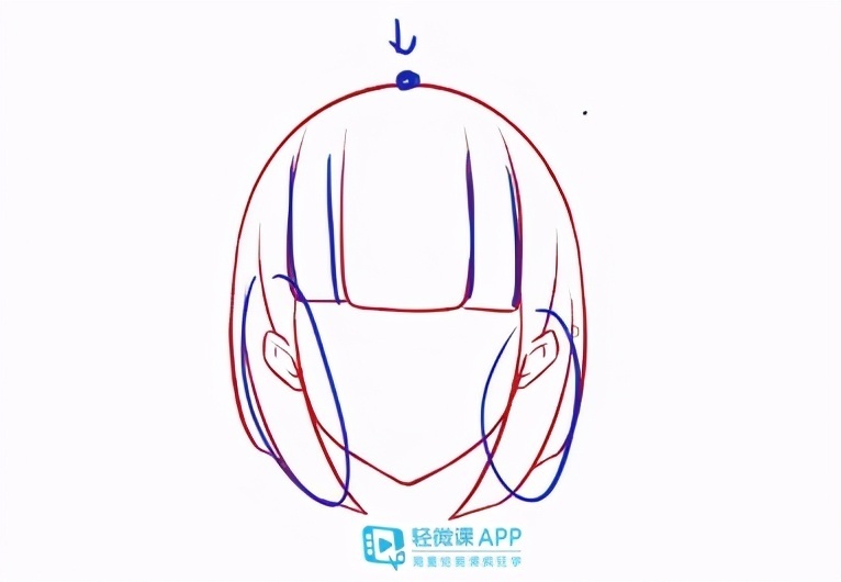 画法|女生的发型该怎么画?女生发型简易画法