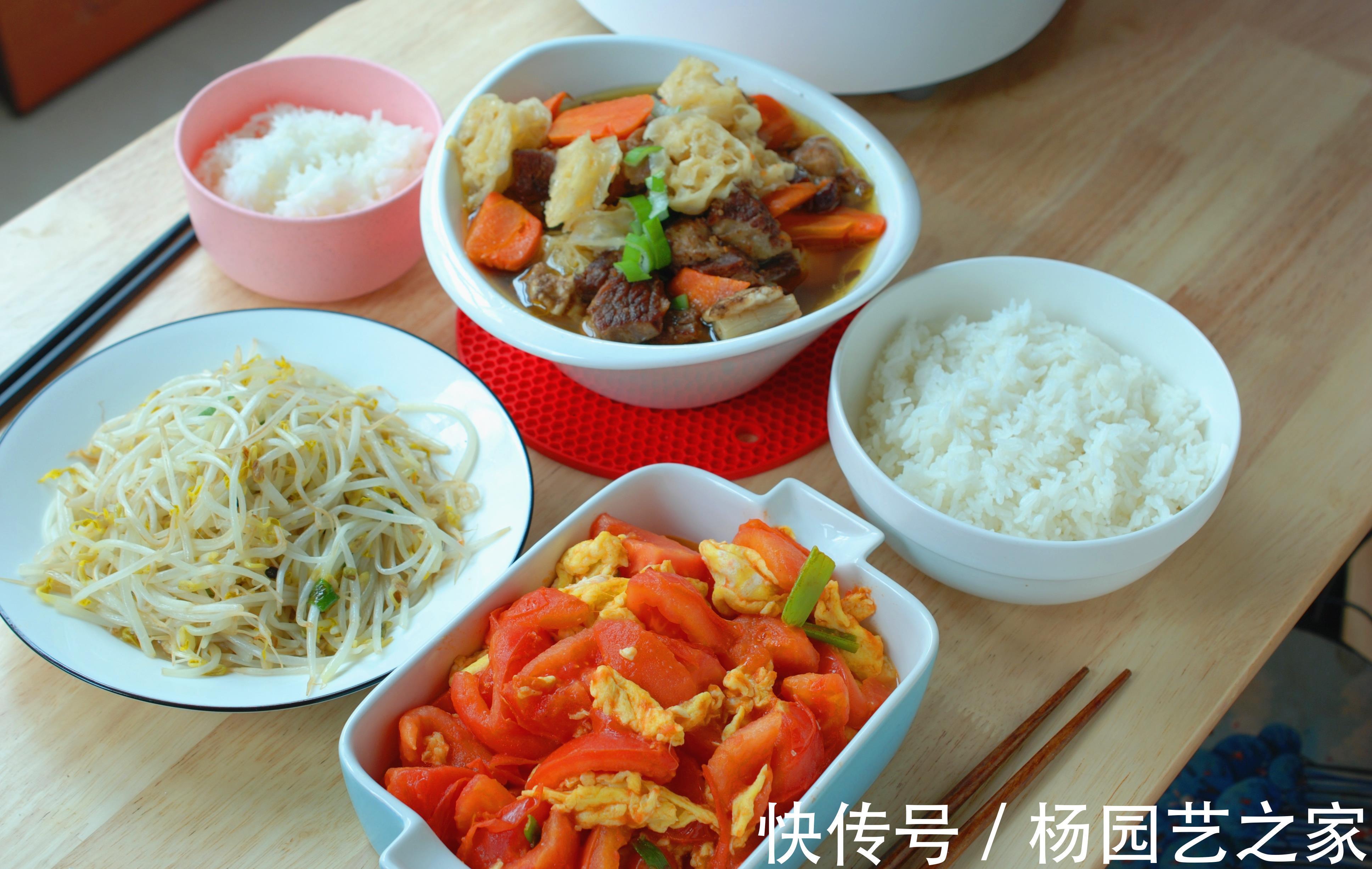 饭菜|16岁的儿子183，和我家的一日三餐有关，这饭菜，你觉得如何？