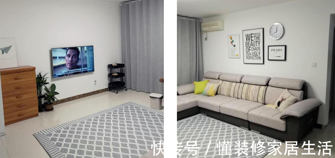 温馨|5万穷装81平新房,大白墙不吊顶,柜子都没做照样很温馨实用