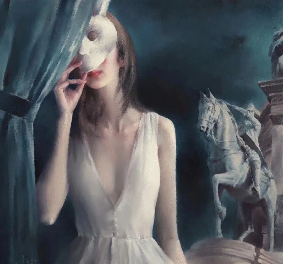 杨超@杨超:人体油画唯美而清雅脱俗,画出了东方女子的纯净与圣洁