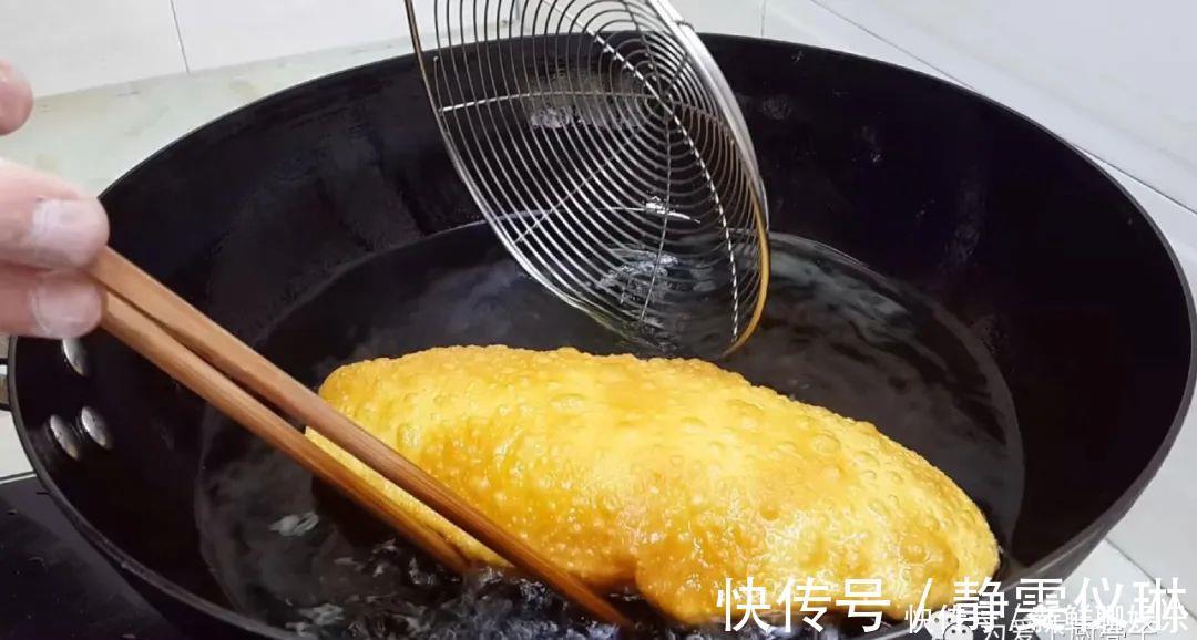 大泡|以后面粉就这么做，不烫面不烙饼，个个空心鼓大泡，看着都流口水