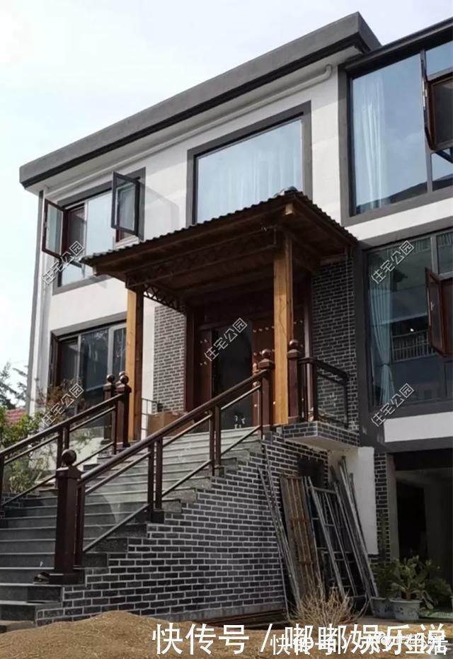 中式|旧房改造丨农村老房大改造,瞬间变成小别墅,你给打几分