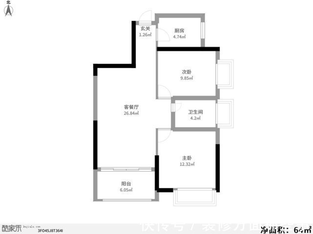 惬意|80平北欧氛围轻松,色调清新,给人的感觉非常轻松惬意