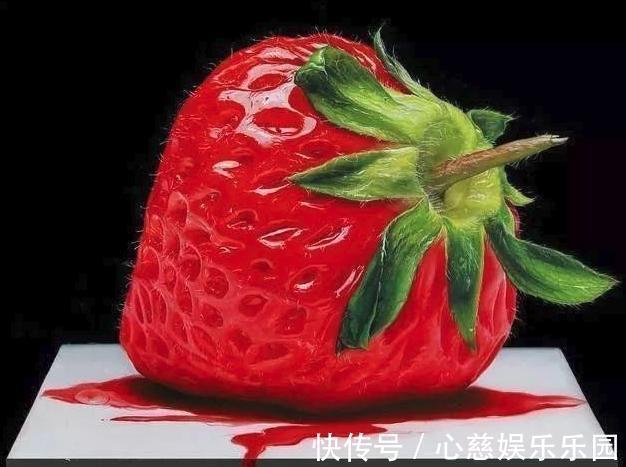 唐伯虎!不知名画家画了一粒烂草莓,卖出20万天价,专家:你用放大镜细看