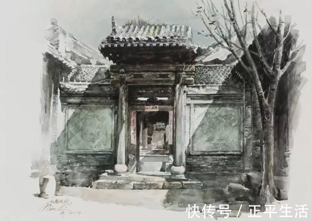 旅美$旅美水彩艺术家李民笔下的中国风景画!他用艺术诠释“家”的味道