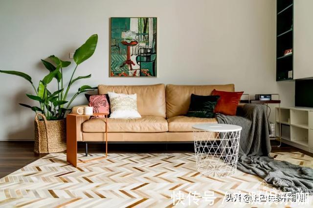 浴室柜|客厅没有茶几,空间却瞬间高级?看看她74㎡的家是怎么做的