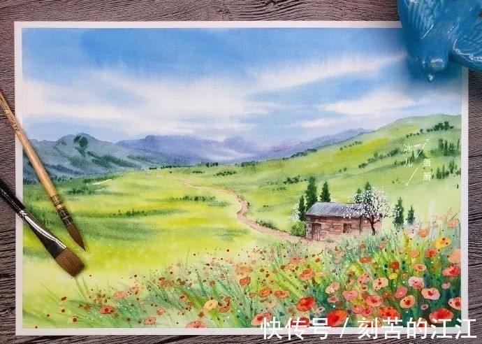 花瓣@水彩这样画,也太美了吧!居然把花瓣画出透明的感觉,看完忍不住保存!